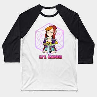 Li'l Gamer (Girl) Baseball T-Shirt